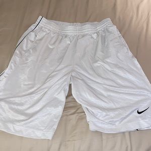 White Nike Athletic Shorts